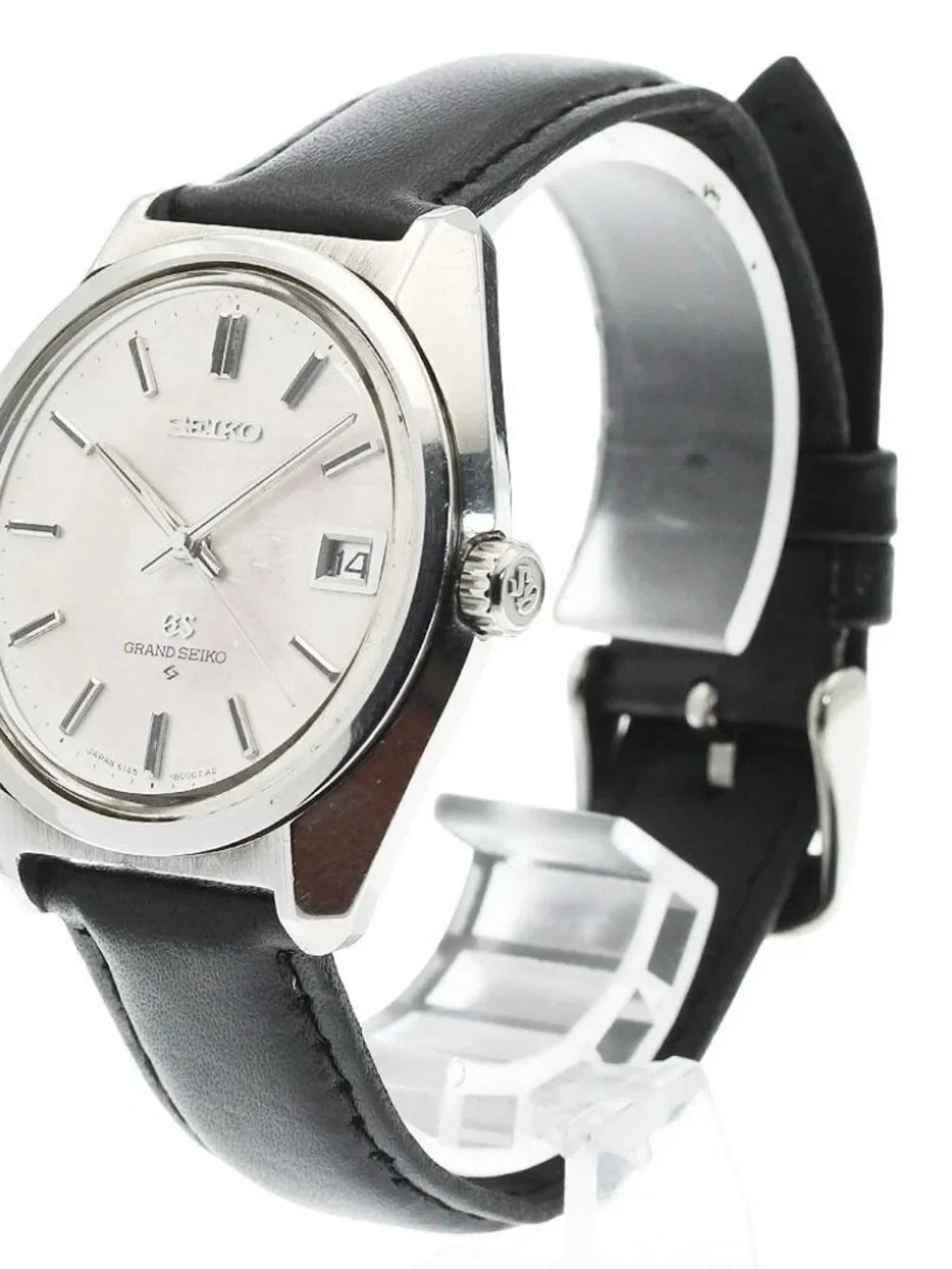 SEIKO Grand Seiko 6145-8000 Date Silver Dial Automatic Men's Watch_959635